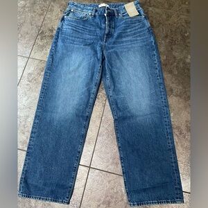 Madewell Low Slung Wide Leg Jean